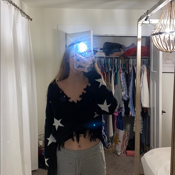 Long sleeve star Zaful sweater - Picture 1 of 4